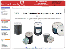 Tablet Screenshot of cdmultimedia.fr